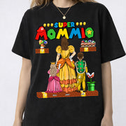 Custom Super Mommio Shirt, Personalized Mommio T-Shirt, Mothers Day Gift Tshirt, Mommio Shirt, Custom Kids Name Mom Shirt, Gamer Mom T Shirt Nh00