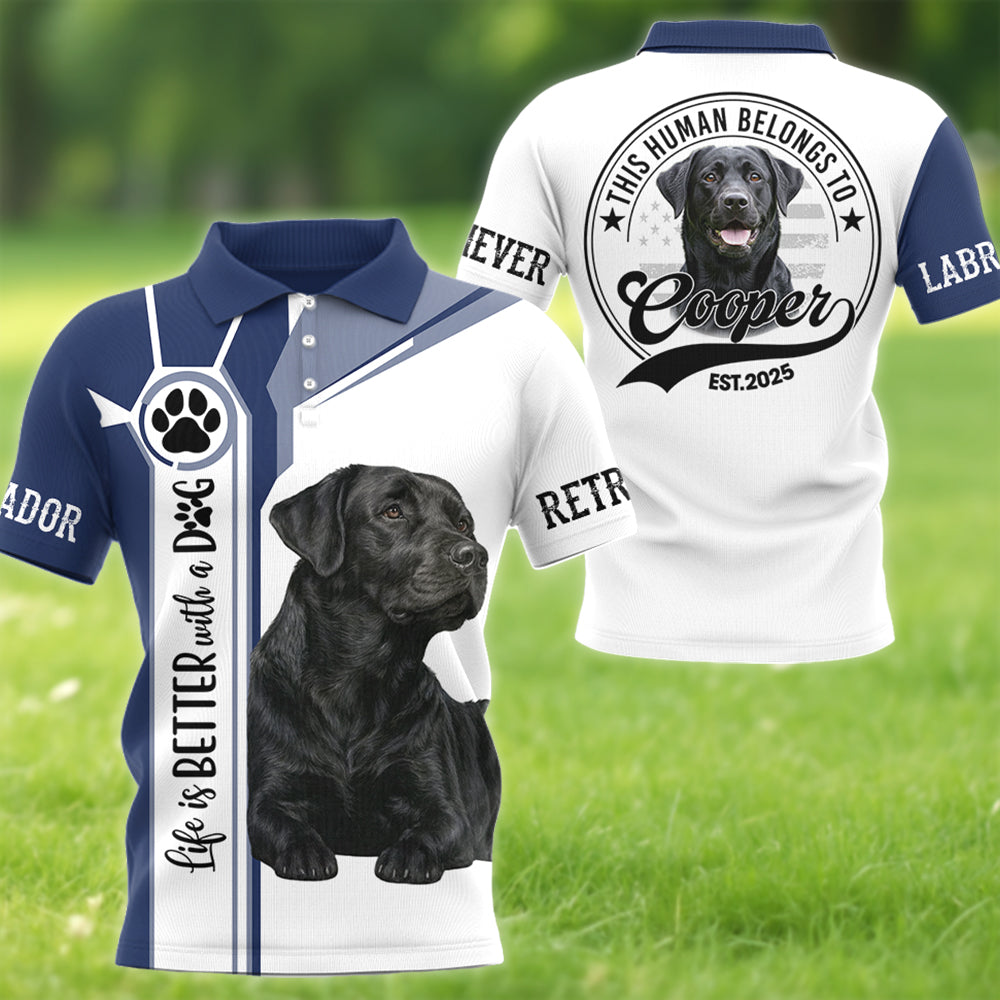 Life Is Better With A Dog, Personalized Shirt Custom Photo Dog, Gift For Dog Lovers T1807 Hv01