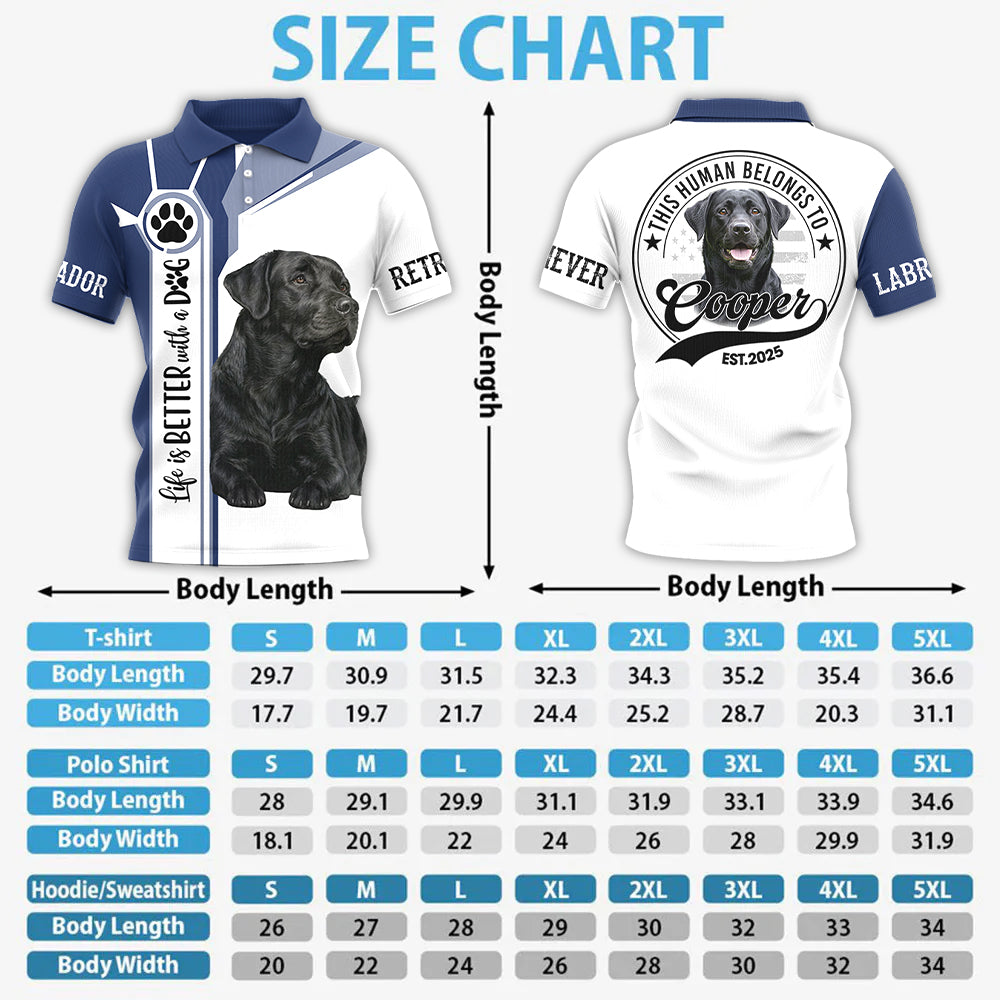 Life Is Better With A Dog, Personalized Shirt Custom Photo Dog, Gift For Dog Lovers T1807 Hv01