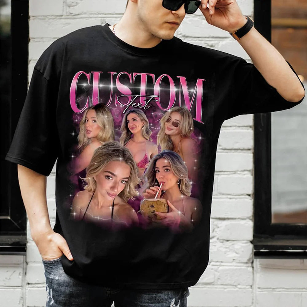 CUSTOM Girlfriend Shirt, Boyfriend Comfort Colors Shirt, Wife Shirt, Bachelorette Surprise, Personalized Birthday Bootleg Gift, Dog Shirt