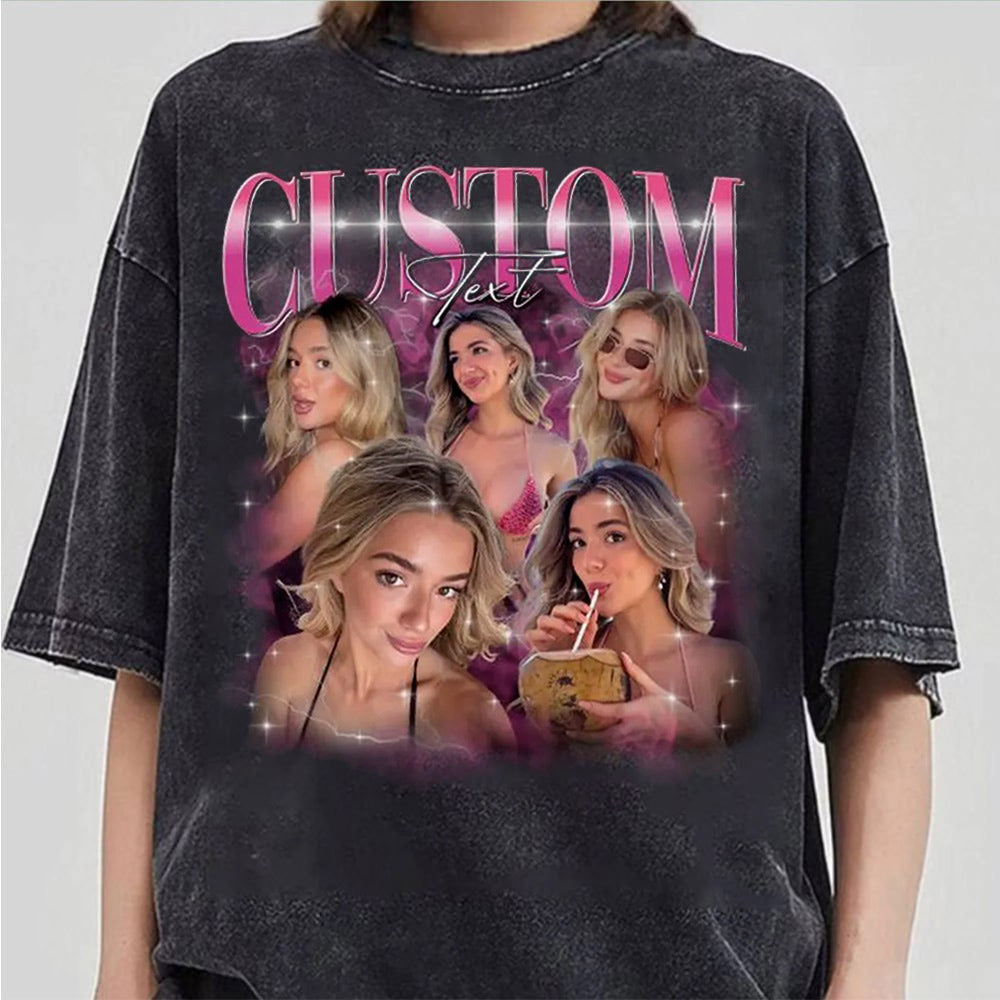 CUSTOM Girlfriend Shirt, Boyfriend Comfort Colors Shirt, Wife Shirt, Bachelorette Surprise, Personalized Birthday Bootleg Gift, Dog Shirt