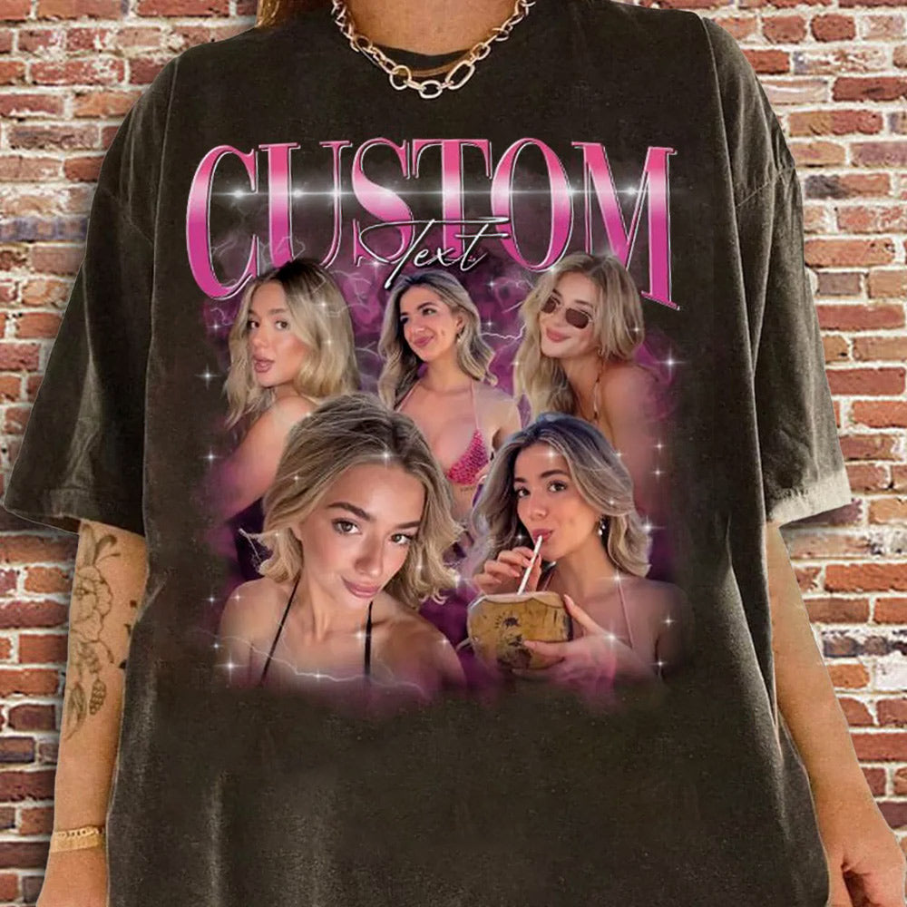 CUSTOM Girlfriend Shirt, Boyfriend Comfort Colors Shirt, Wife Shirt, Bachelorette Surprise, Personalized Birthday Bootleg Gift, Dog Shirt