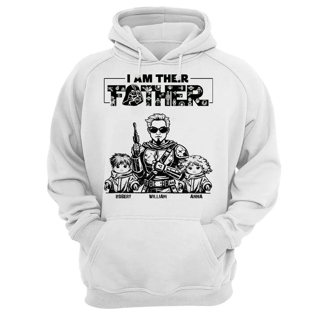 I Am Their Father - Personalized Vintage Style Shirt For Dad Father's Day 2026 NA04 Hv01