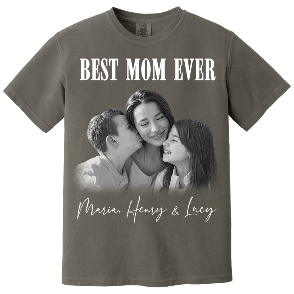 Trending Vintage Best Mom Ever - Personalized Shirt - Mother's Day Gift For Mom Nh00