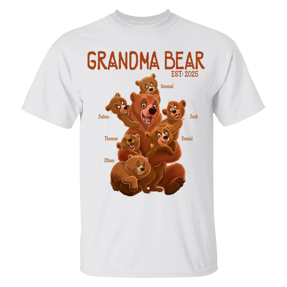 Grandma Bear - Personalized Shirt For Grandma Vr2 Hv01