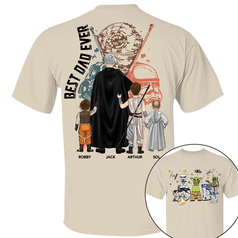 Best Dad Ever - I Am Their Father Personalized Shirt Gift For Dad - Custom Father's Day Gift 2026 T24