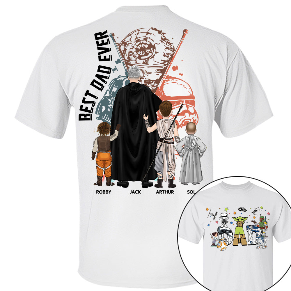 Best Dad Ever - I Am Their Father Personalized Shirt Gift For Dad - Custom Father's Day Gift 2026 T24