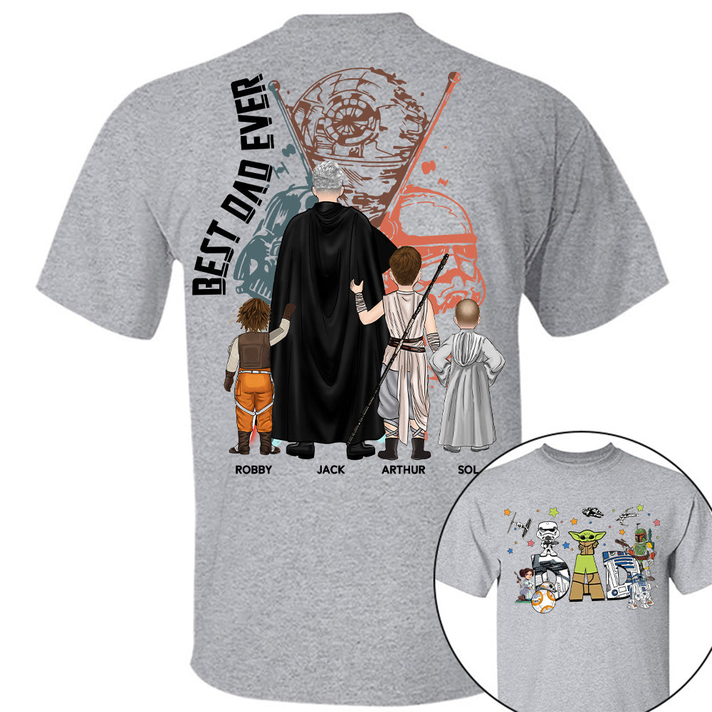 Best Dad Ever - I Am Their Father Personalized Shirt Gift For Dad - Custom Father's Day Gift 2026 T24