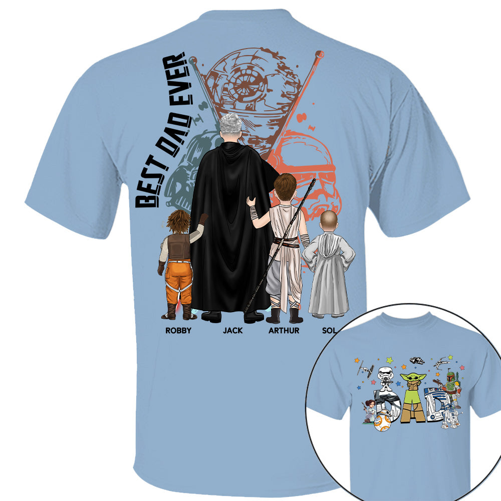 Best Dad Ever - I Am Their Father Personalized Shirt Gift For Dad - Custom Father's Day Gift 2026 T24