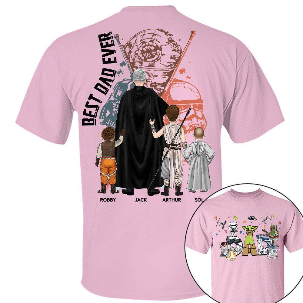 Best Dad Ever - I Am Their Father Personalized Shirt Gift For Dad - Custom Father's Day Gift 2026 T24