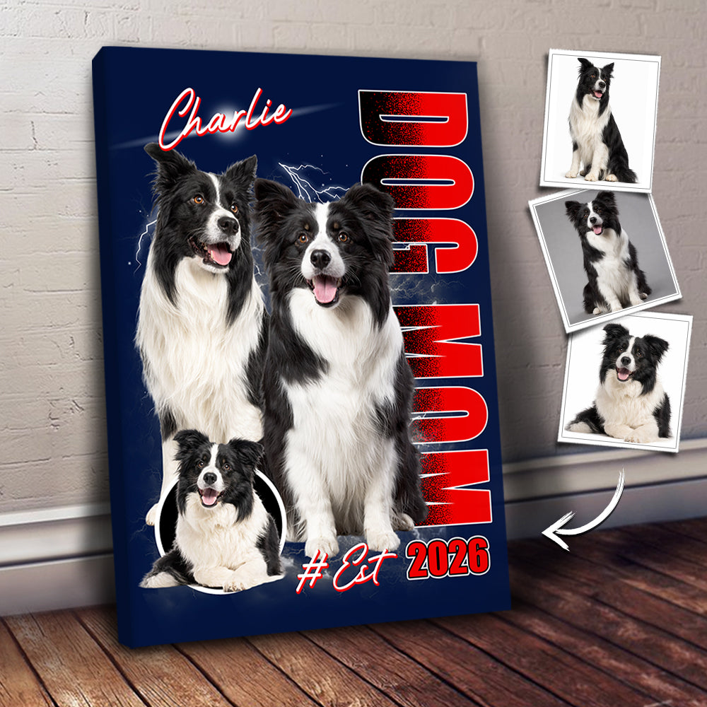 Custom Photo Dog Poster - Personalized Dog Bootleg Poster - Gift For Dog Lover T1807