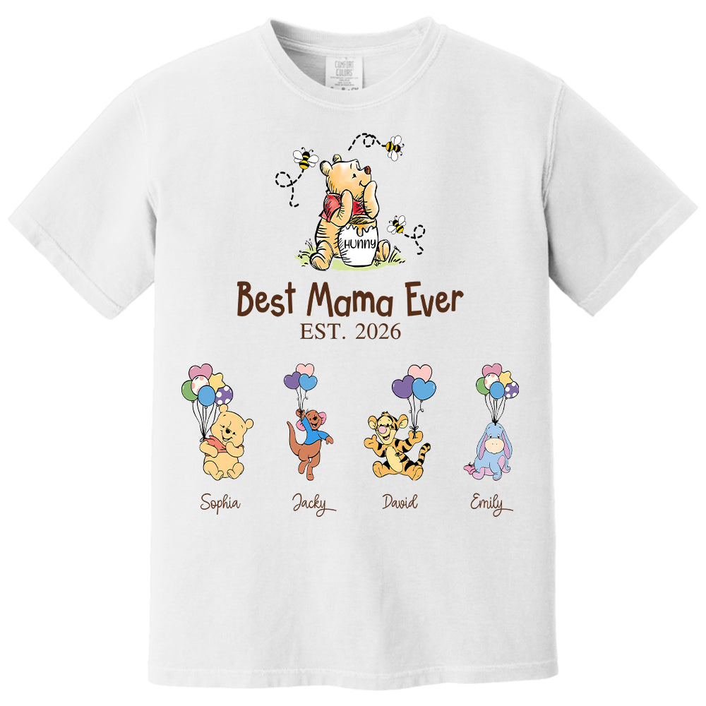 Best Mama Bear Ever Mama Est, Personalized Sweatshirt Mama Bear, Grandma Bear Shirt, Gift For Mom, Gift For Grandma, Gift For Mother's Day MI209 Li29