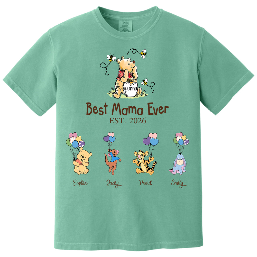 Best Mama Bear Ever Mama Est, Personalized Sweatshirt Mama Bear, Grandma Bear Shirt, Gift For Mom, Gift For Grandma, Gift For Mother's Day MI209 Li29