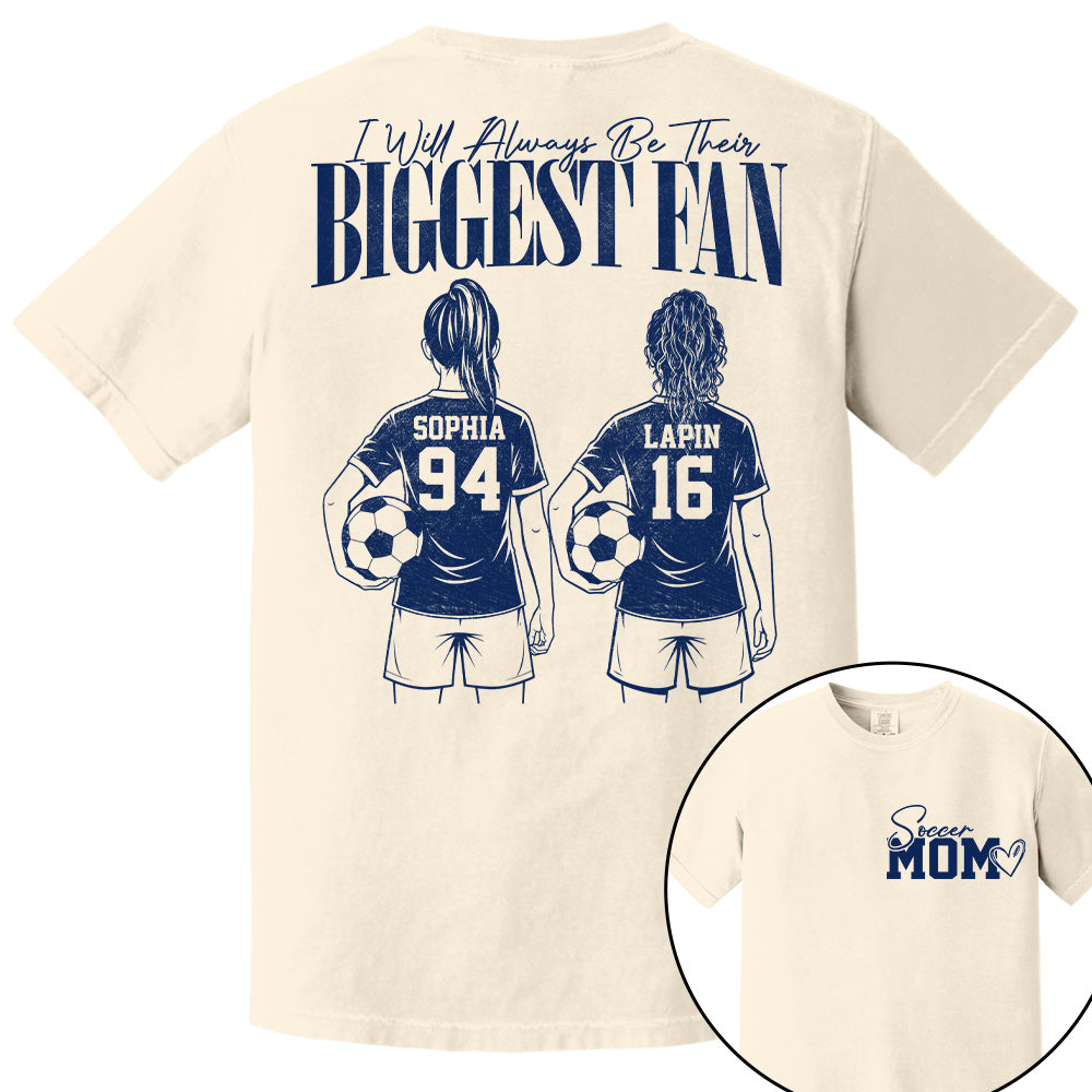 I'll Always Be Your Biggest Fan - Washed Tee Retro Bootleg Shirt For Soccer Players T24