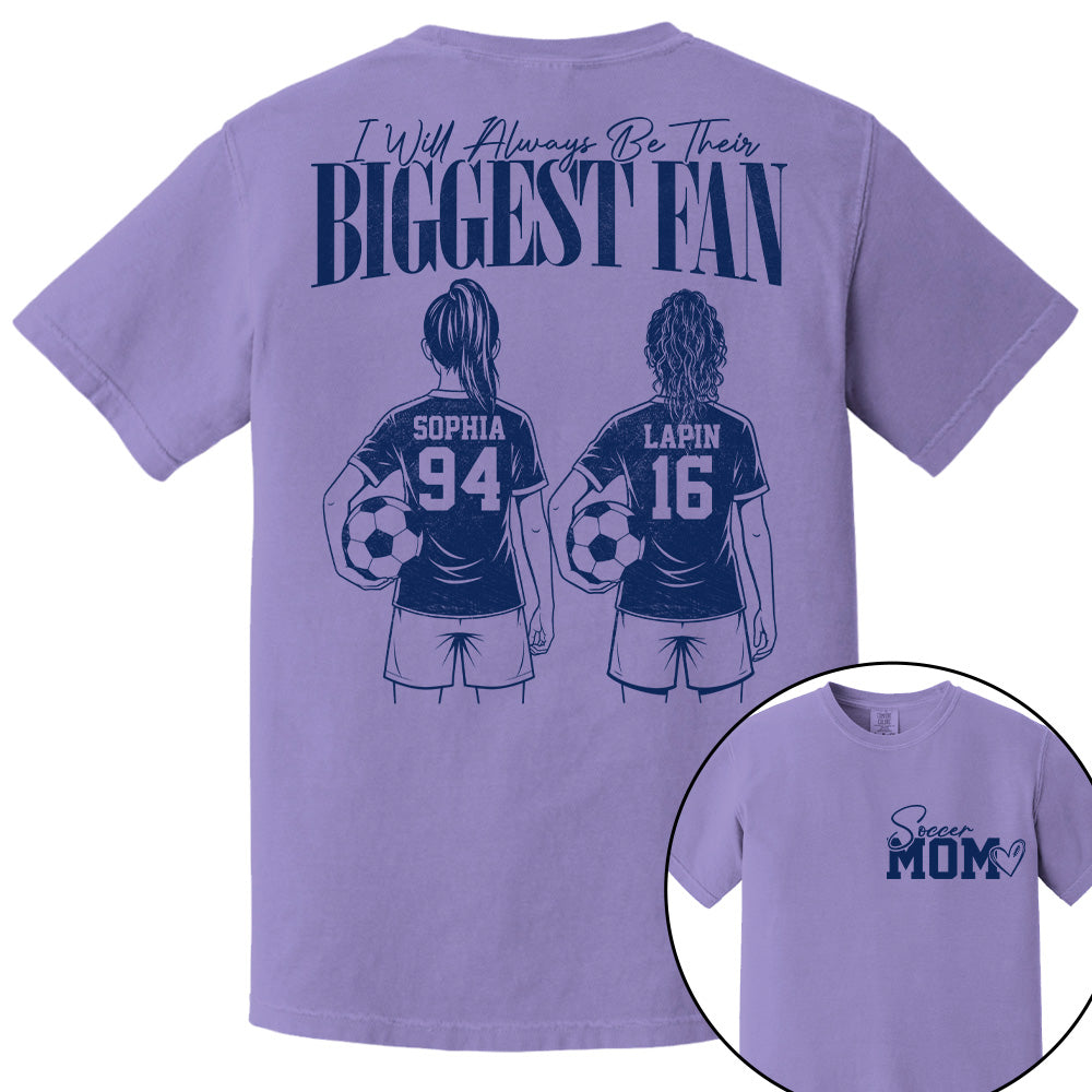 I'll Always Be Your Biggest Fan - Washed Tee Retro Bootleg Shirt For Soccer Players T24