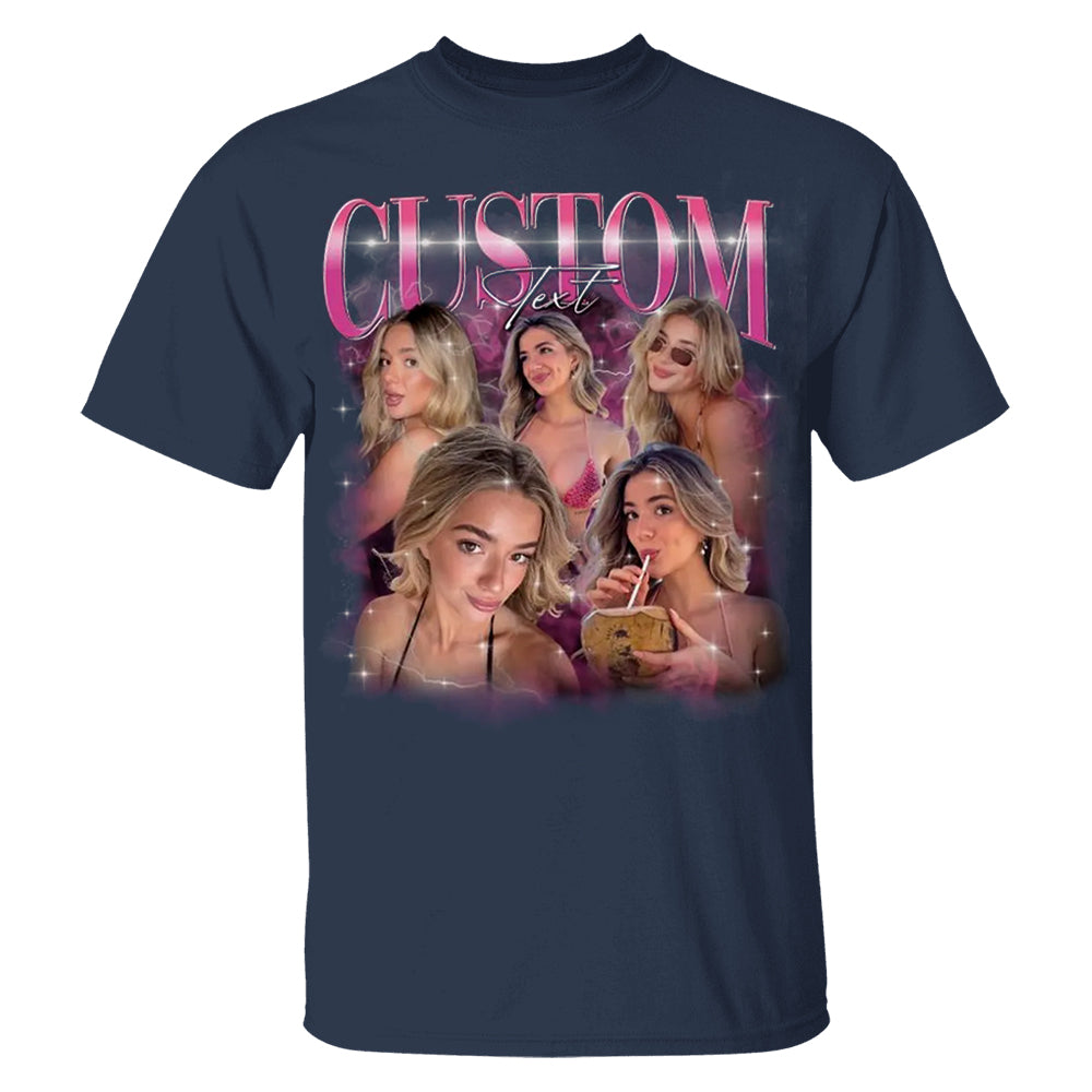 CUSTOM Girlfriend Shirt, Boyfriend Comfort Colors Shirt, Wife Shirt, Bachelorette Surprise, Personalized Birthday Bootleg Gift, Dog Shirt