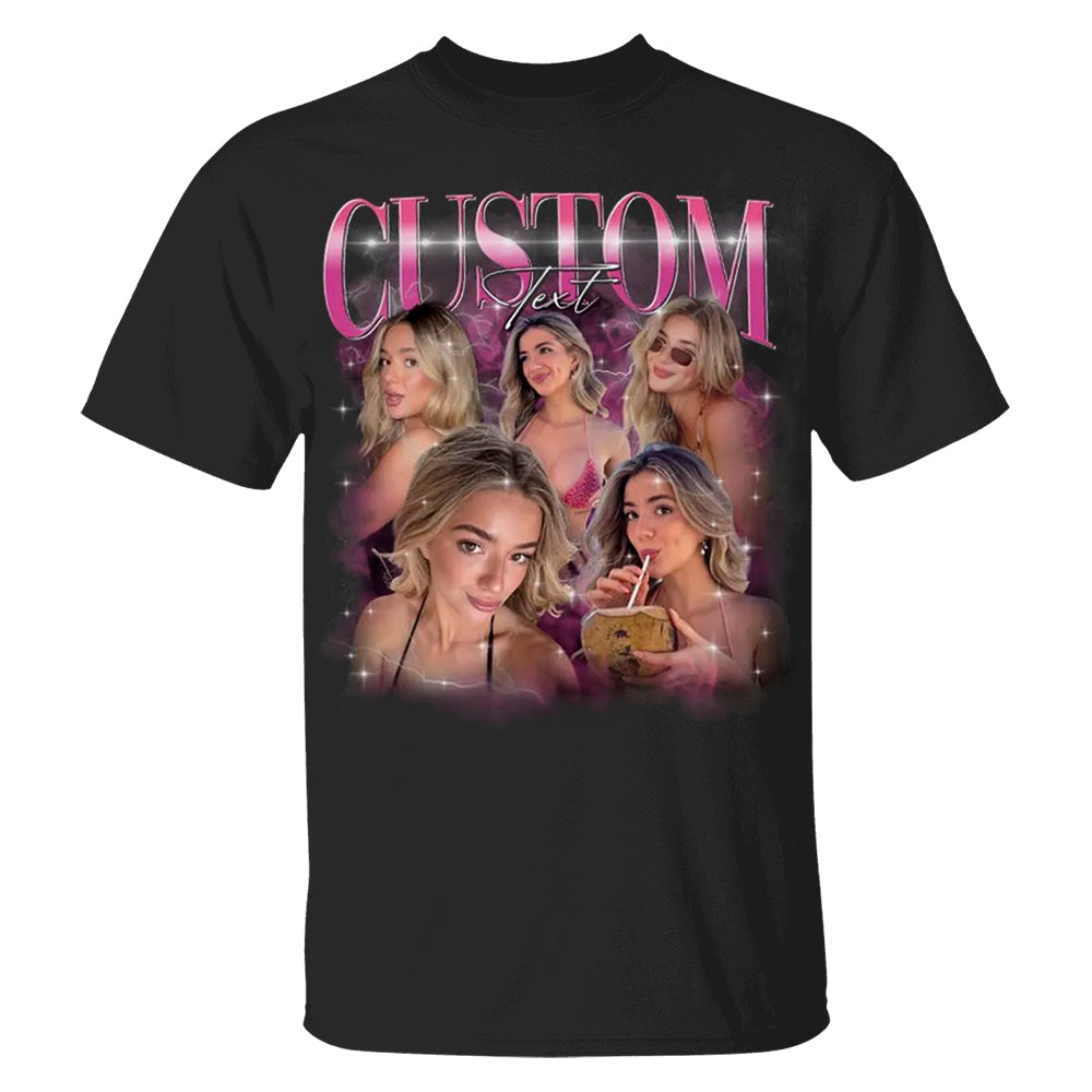 CUSTOM Girlfriend Shirt, Boyfriend Comfort Colors Shirt, Wife Shirt, Bachelorette Surprise, Personalized Birthday Bootleg Gift, Dog Shirt