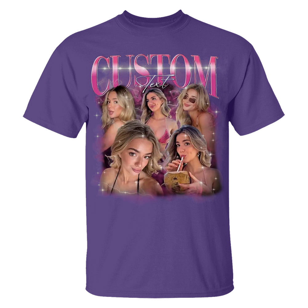 CUSTOM Girlfriend Shirt, Boyfriend Comfort Colors Shirt, Wife Shirt, Bachelorette Surprise, Personalized Birthday Bootleg Gift, Dog Shirt
