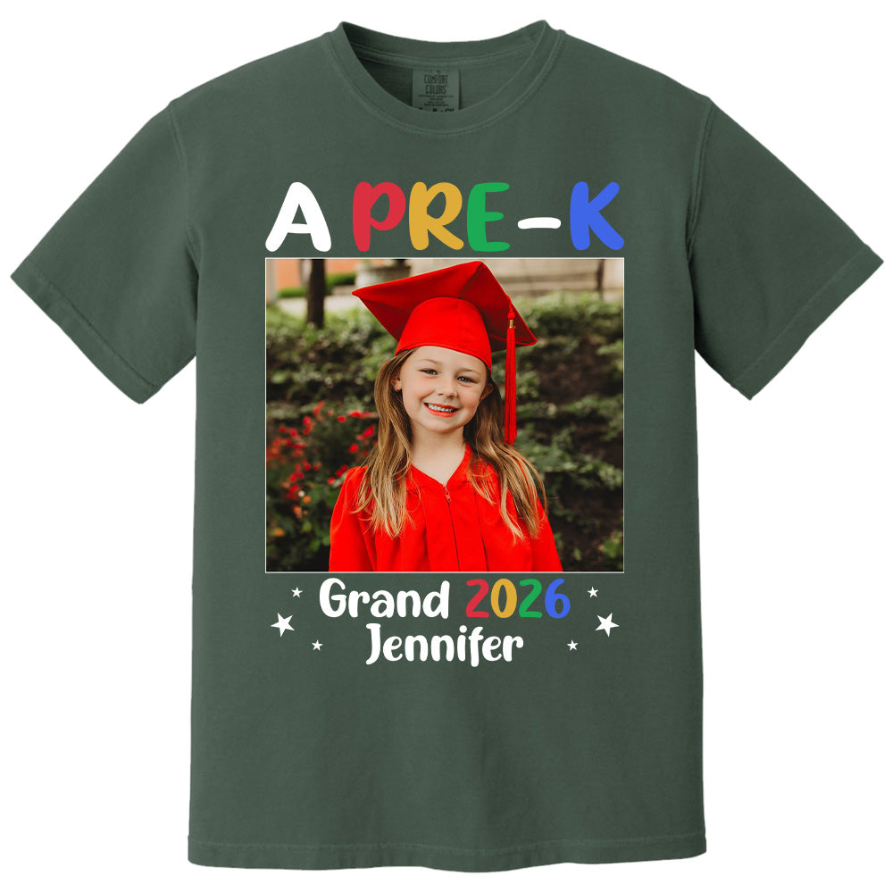 Custom Family Pre-K Graduation - Personalized Photo Shirt Pt99