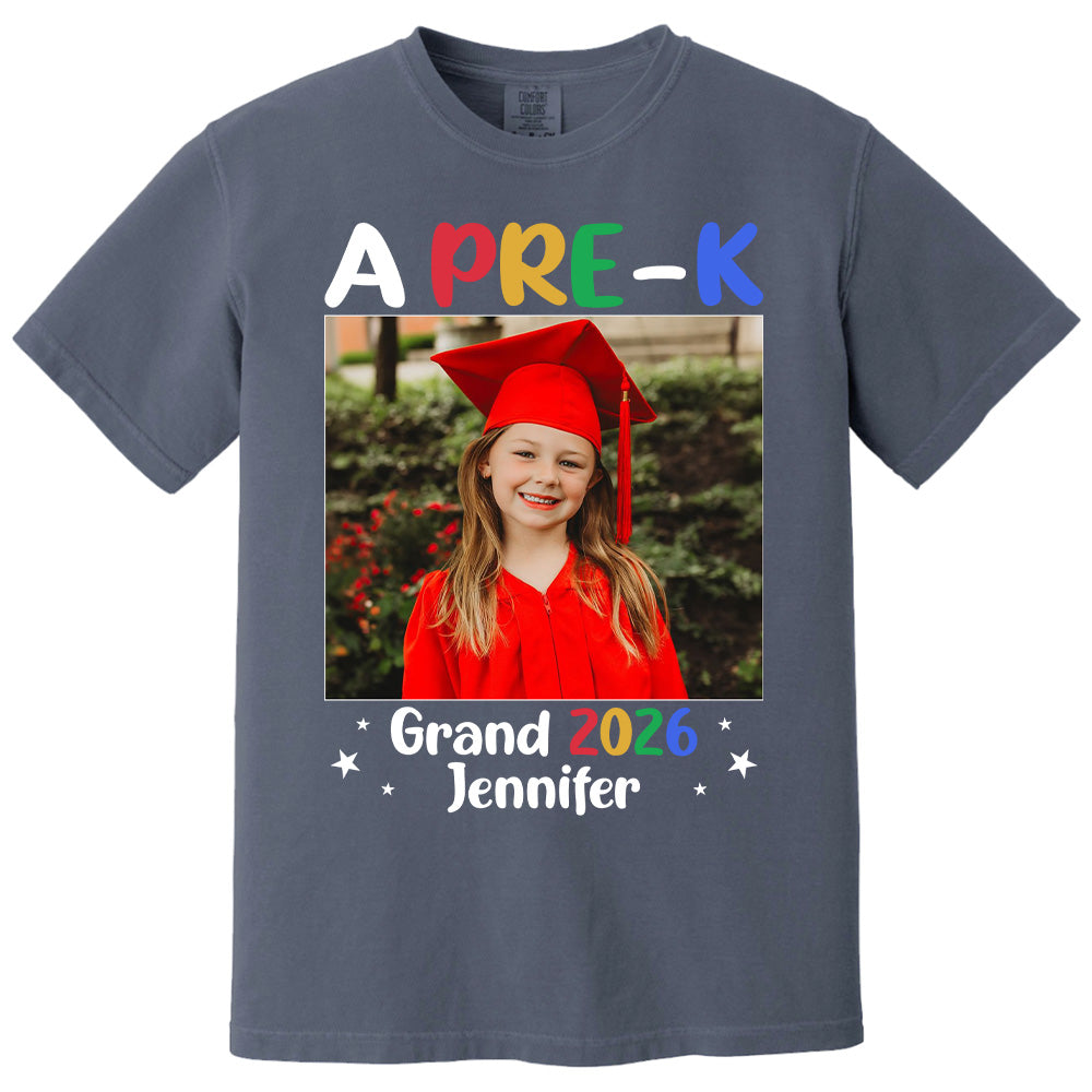 Custom Family Pre-K Graduation - Personalized Photo Shirt Pt99