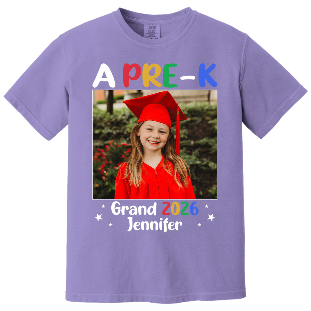 Custom Family Pre-K Graduation - Personalized Photo Shirt Pt99