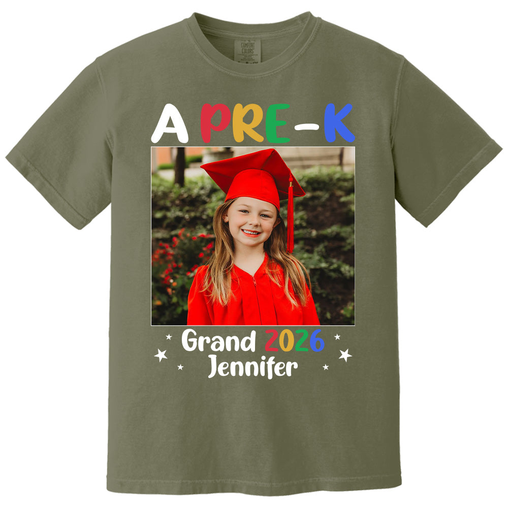 Custom Family Pre-K Graduation - Personalized Photo Shirt Pt99