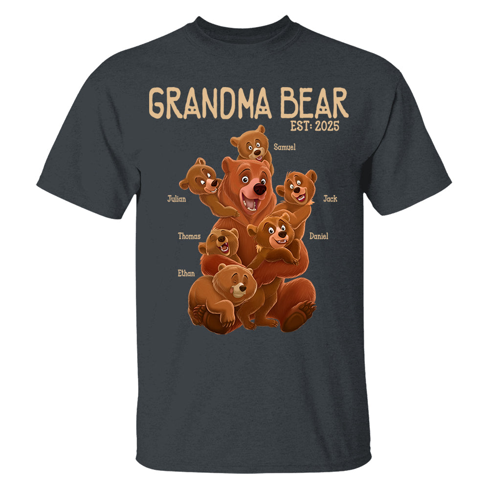 Grandma Bear - Personalized Shirt For Grandma Vr2 Hv01