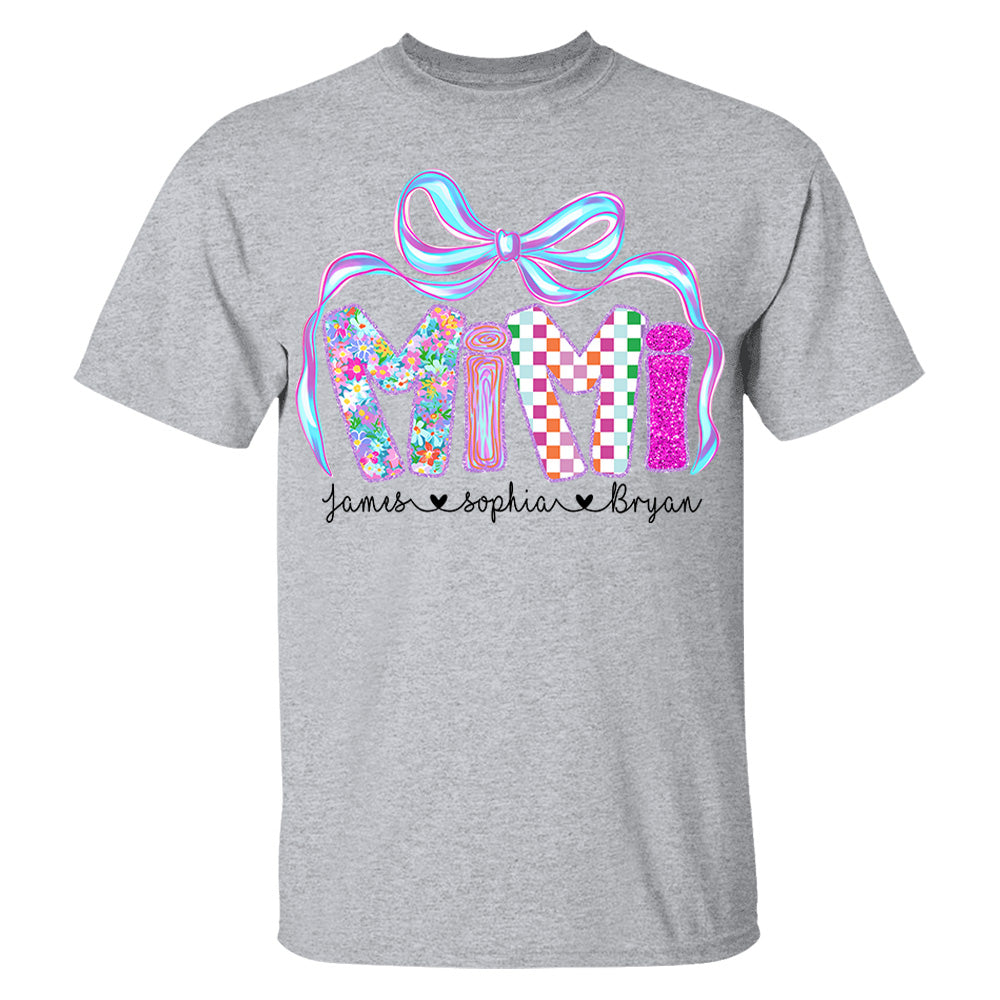 MiMi Floral, Custom Nickname & Kid Floral Shirt For Mother's Day T1807 Hv01