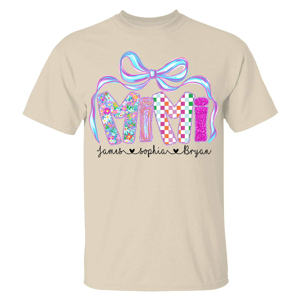 MiMi Floral, Custom Nickname & Kid Floral Shirt For Mother's Day T1807 Hv01