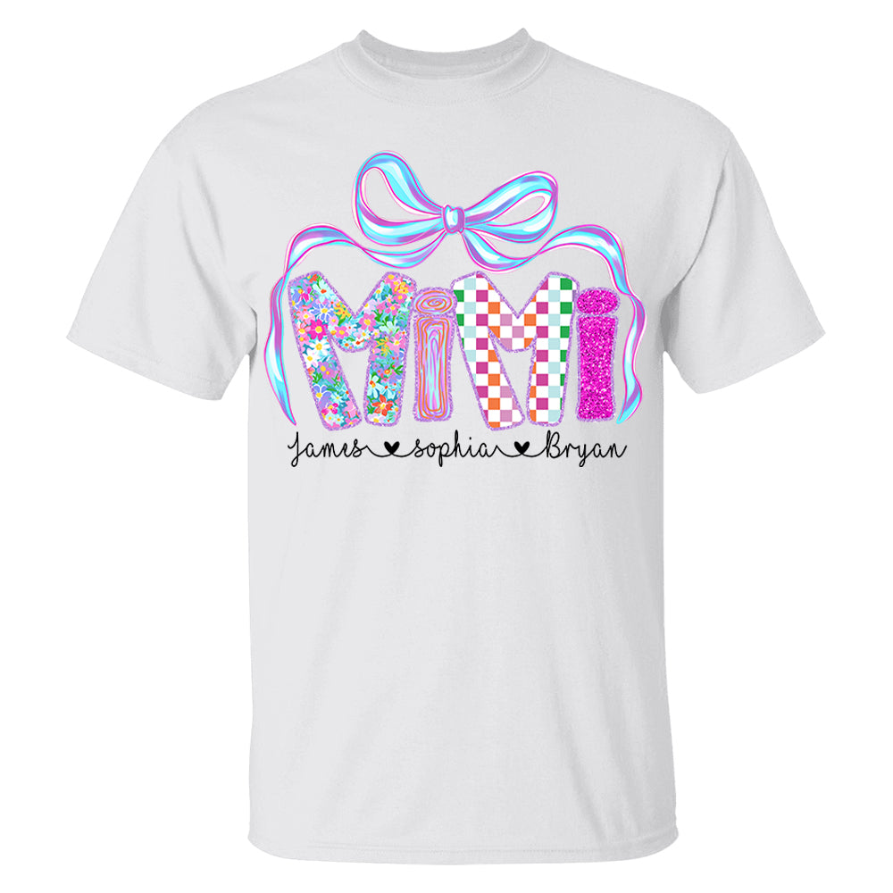 MiMi Floral, Custom Nickname & Kid Floral Shirt For Mother's Day T1807 Hv01