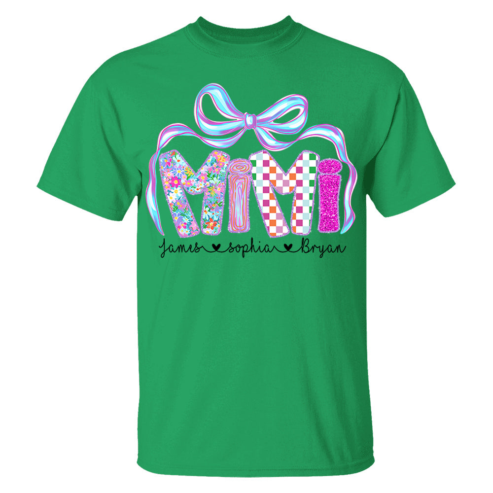 MiMi Floral, Custom Nickname & Kid Floral Shirt For Mother's Day T1807 Hv01