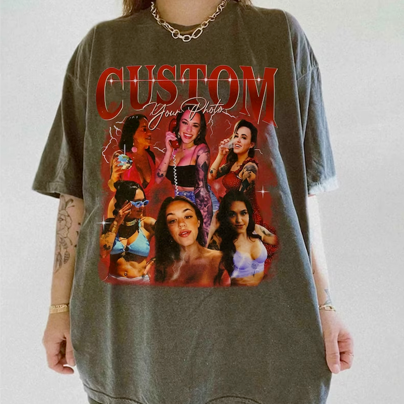 Custom Bootleg Rap Tee, Personalize Bootleg Shirt, Customized Text Graphic 90s, Custom Your Own Bootleg Idea