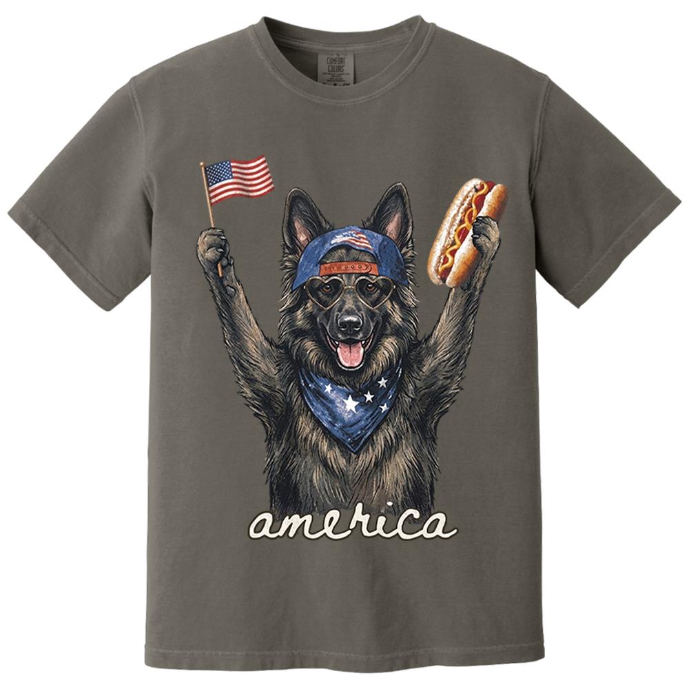 Personalized Dog Cat Photo T-Shirt – Patriotic USA Gift Shirt