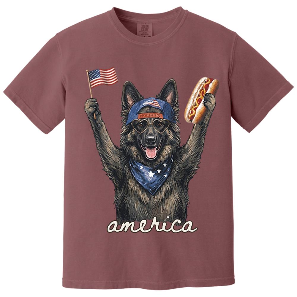 Personalized Dog Cat Photo T-Shirt – Patriotic USA Gift Shirt