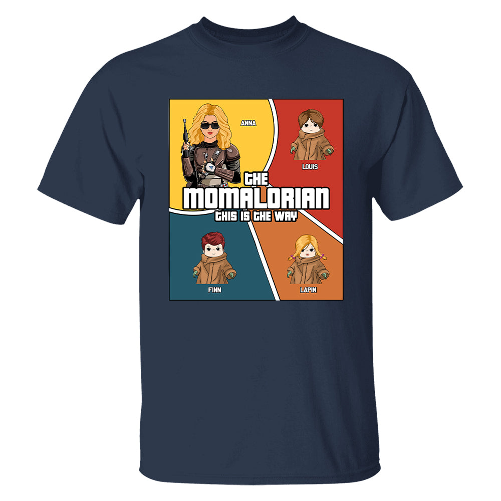 The Momalorian This Is The Way  Comic Strip Layout Style - Personalized Shirt For Mom Tu20