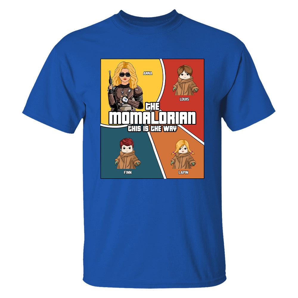 The Momalorian This Is The Way  Comic Strip Layout Style - Personalized Shirt For Mom Tu20
