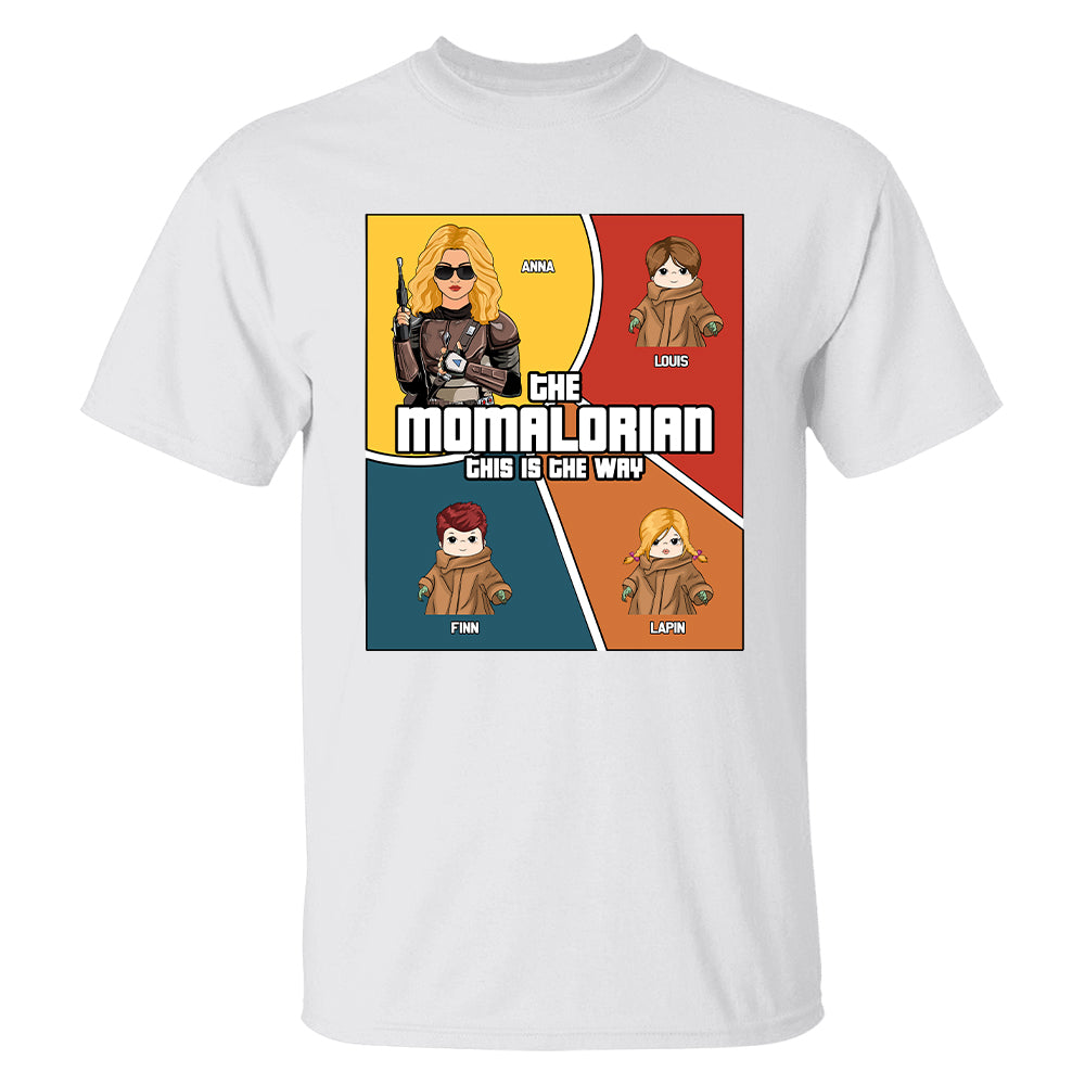 The Momalorian This Is The Way  Comic Strip Layout Style - Personalized Shirt For Mom Tu20