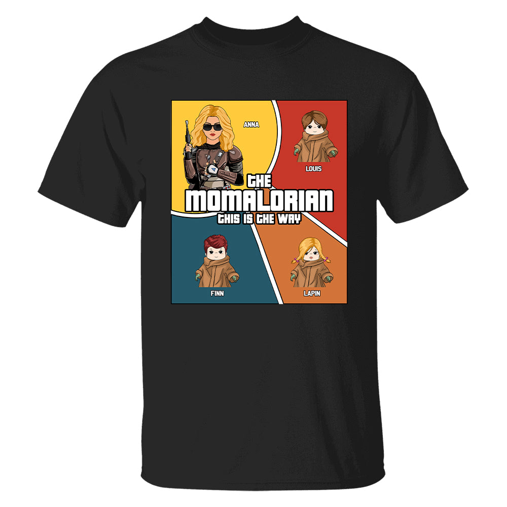 The Momalorian This Is The Way  Comic Strip Layout Style - Personalized Shirt For Mom Tu20
