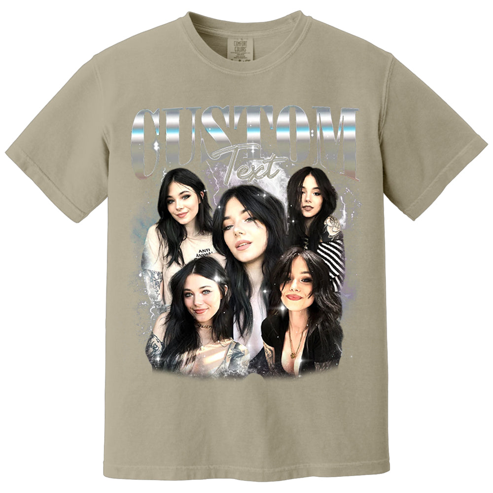 Comfort Colors Custom Your Own Shirt, Custom Bootleg Tee, Custom Photo Vintage Graphic 90s Shirts, Custom Girlfriend Tee, Insert Your Design