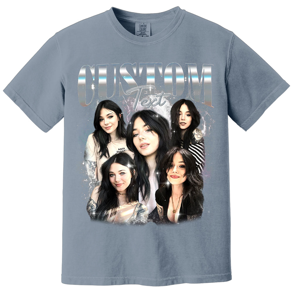 Comfort Colors Custom Your Own Shirt, Custom Bootleg Tee, Custom Photo Vintage Graphic 90s Shirts, Custom Girlfriend Tee, Insert Your Design