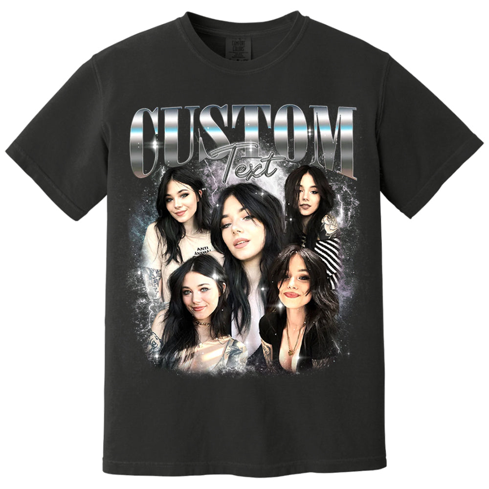 Comfort Colors Custom Your Own Shirt, Custom Bootleg Tee, Custom Photo Vintage Graphic 90s Shirts, Custom Girlfriend Tee, Insert Your Design