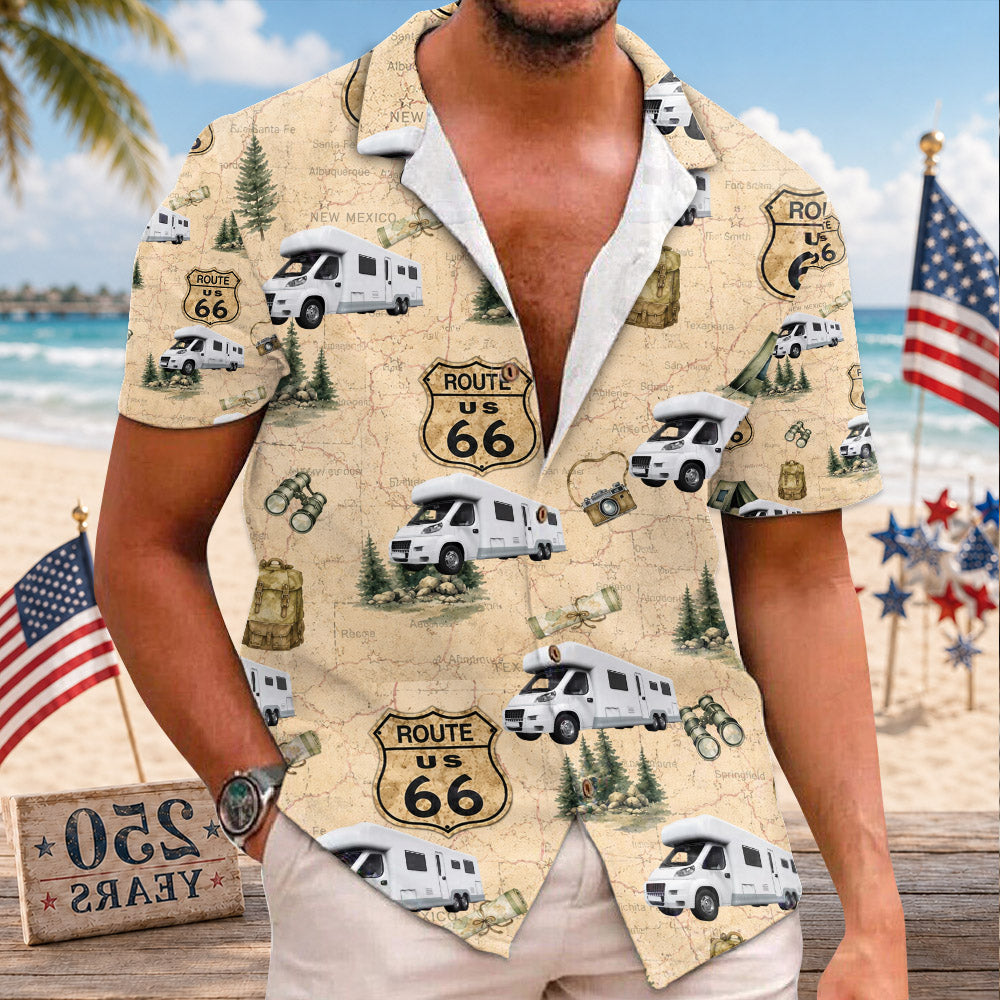 Home is Where I Park It, Personalized Camping Car Photo Hawaiian Shirt, Gift For Camping Lovers Friends Family MI209 Nh00