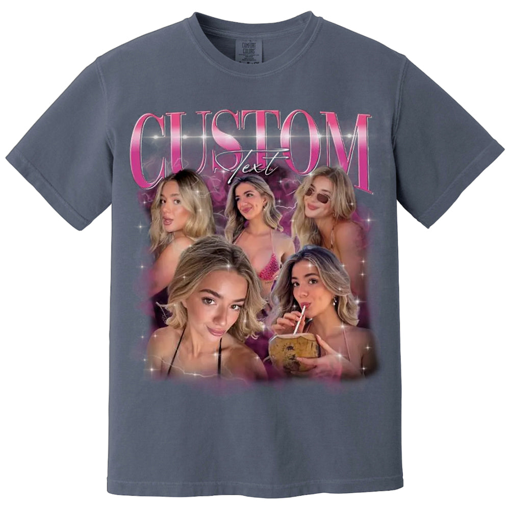 CUSTOM Girlfriend Shirt, Boyfriend Comfort Colors Shirt, Wife Shirt, Bachelorette Surprise, Personalized Birthday Bootleg Gift, Dog Shirt