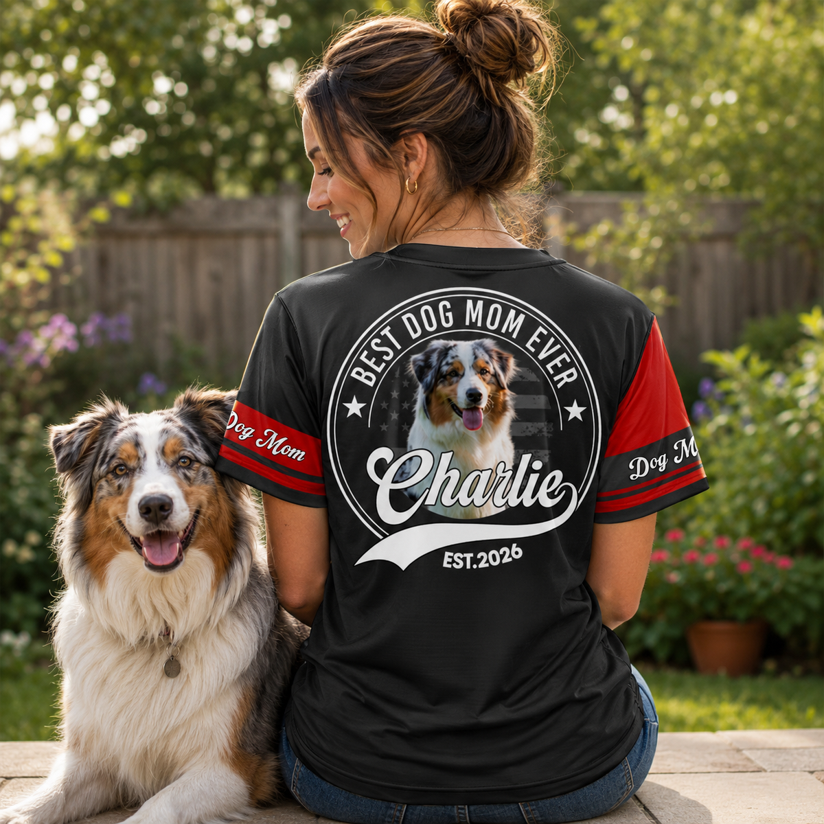 Life Is Better With A Dog, Personalized Baseball Jersey, Custom Photo Dog Mom Dog Dad Shirt, Gift For Dog Lover T1807